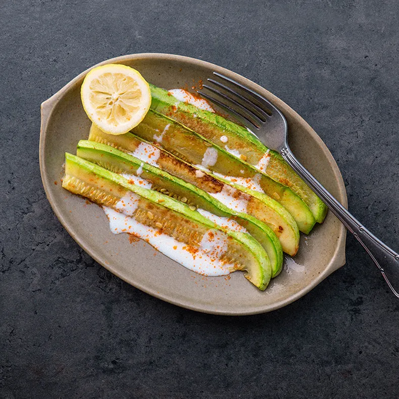 Simple Elliptical Ceramic Plate