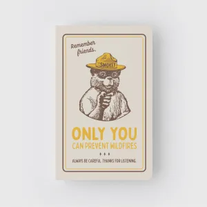 Smokey Bear Remember Friends Notebook