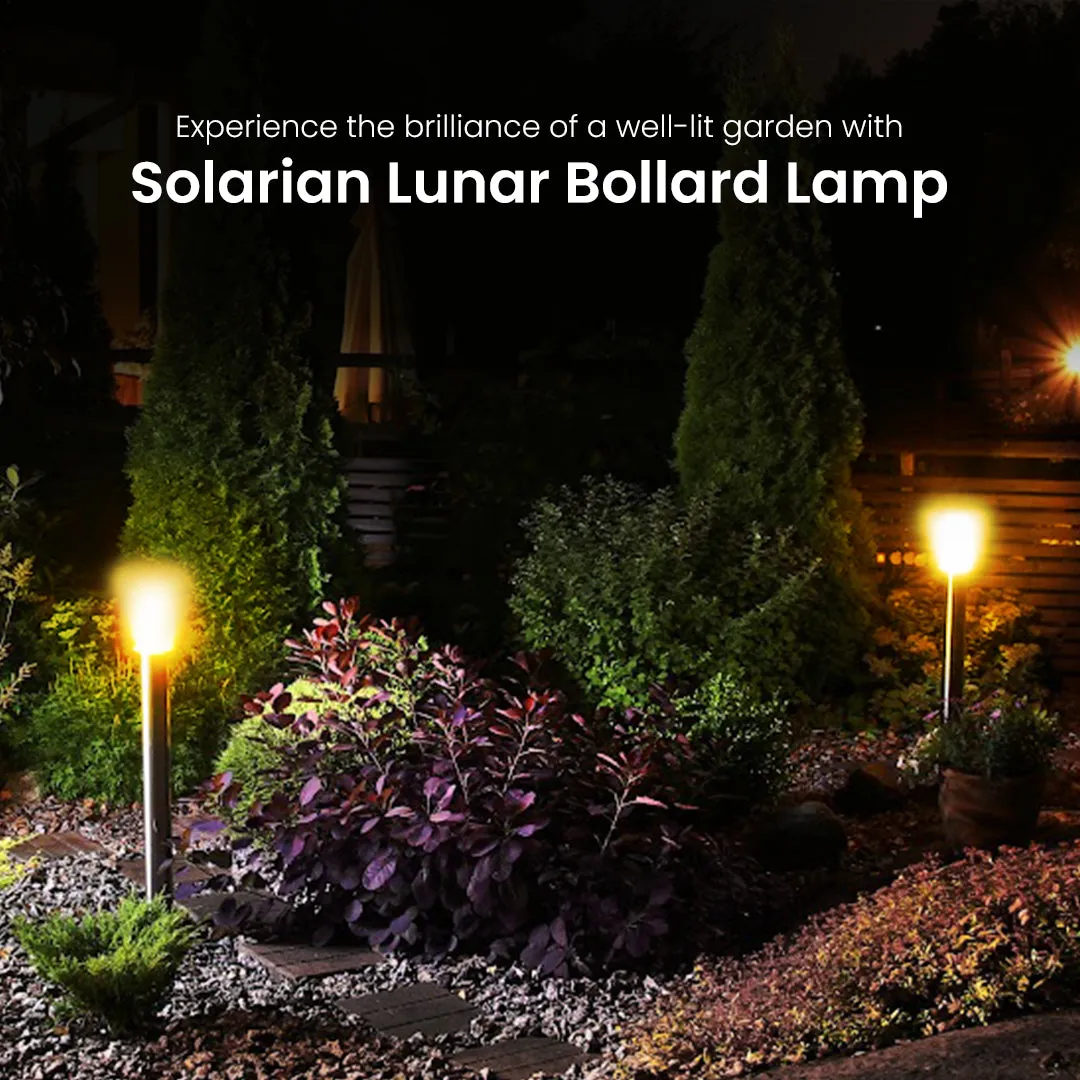 Solarion Lunar Bollard Garden Lamp (Metal with B22 Holder)
