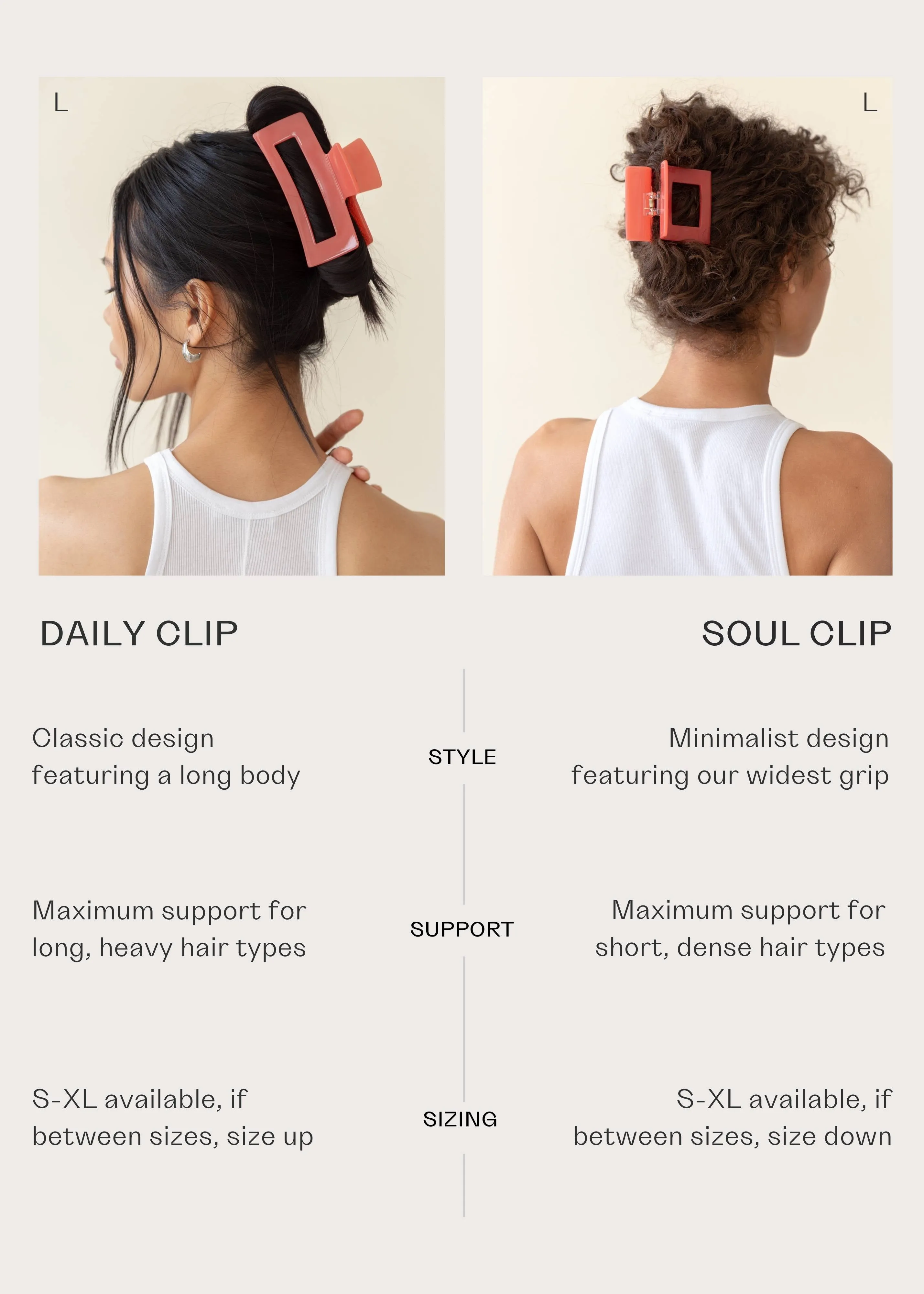 Soul Clip in Grapefruit