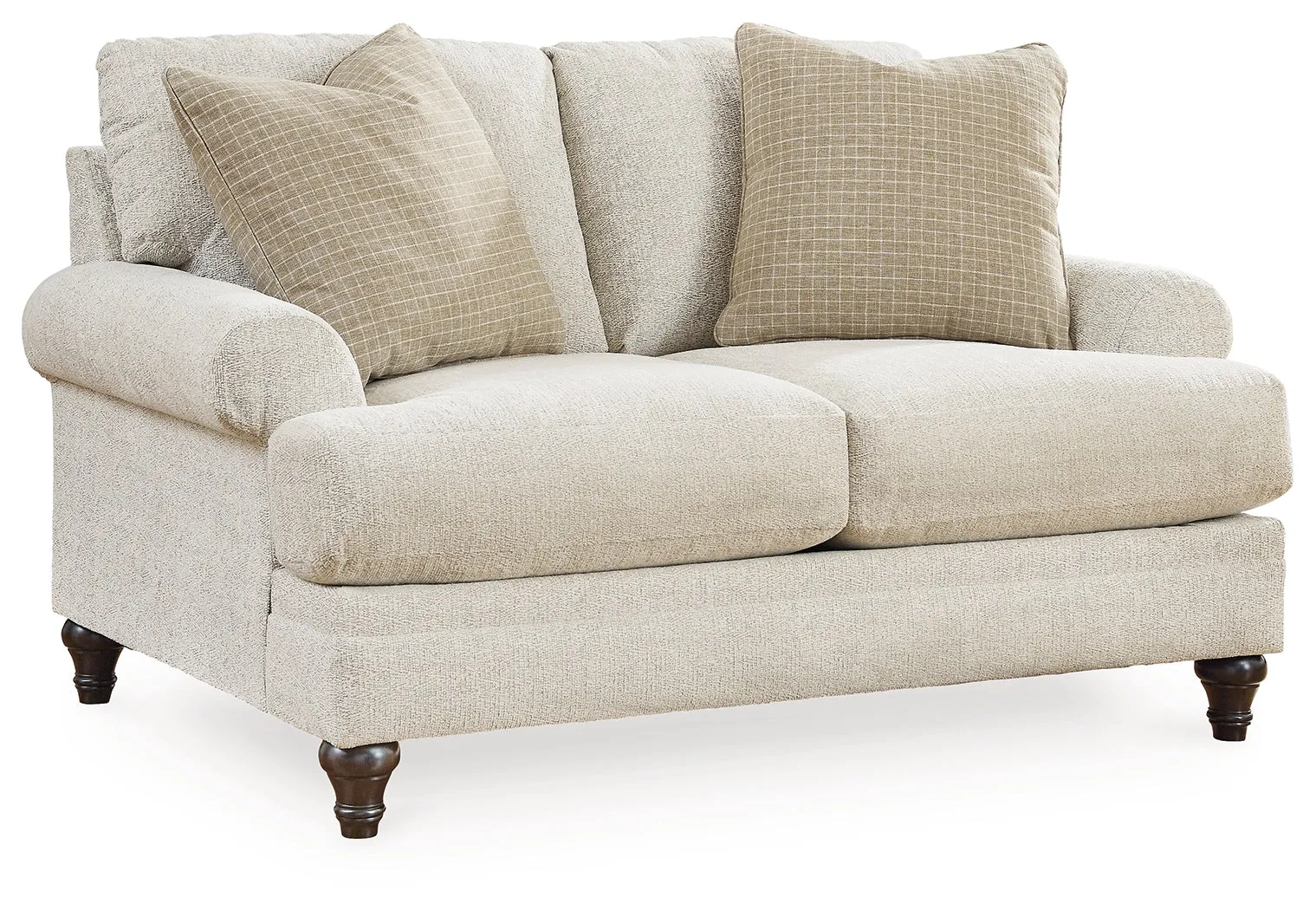 Valerani Sofa, Loveseat, Chair and Ottoman in Sandstone