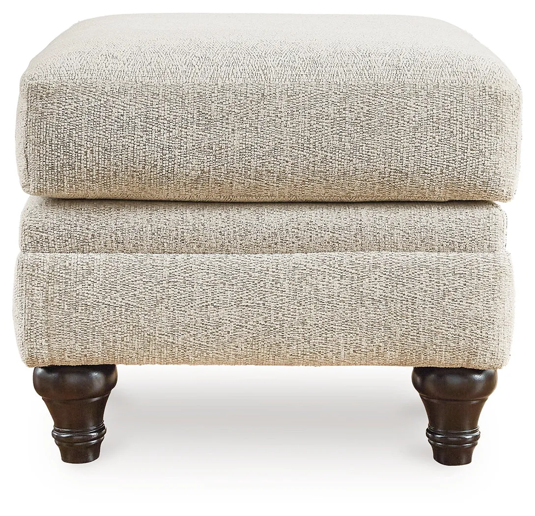 Valerani Sofa, Loveseat, Chair and Ottoman in Sandstone
