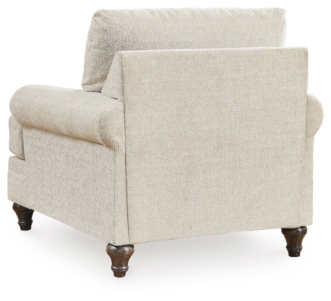 Valerani Sofa, Loveseat, Chair and Ottoman in Sandstone