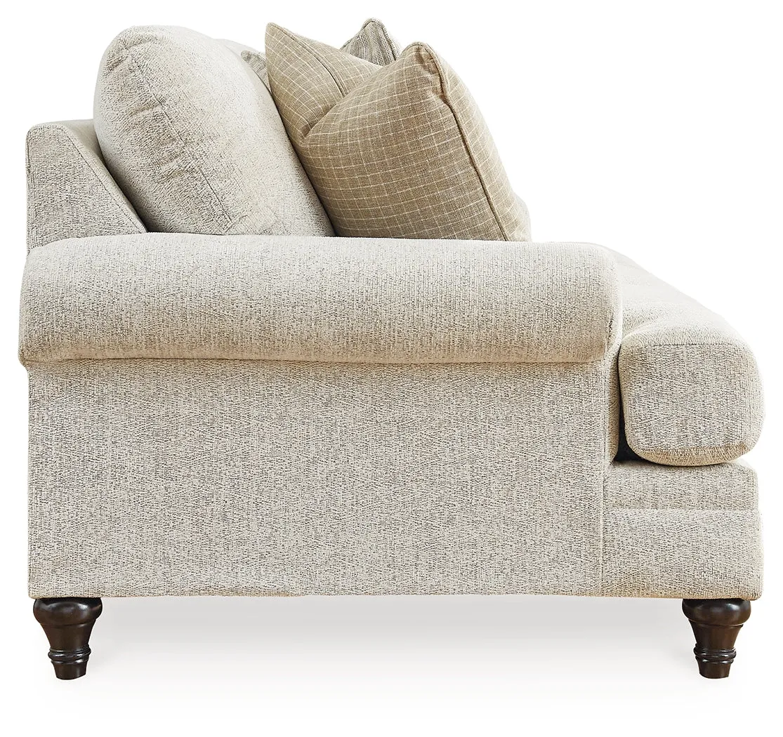 Valerani Sofa, Loveseat, Chair and Ottoman in Sandstone