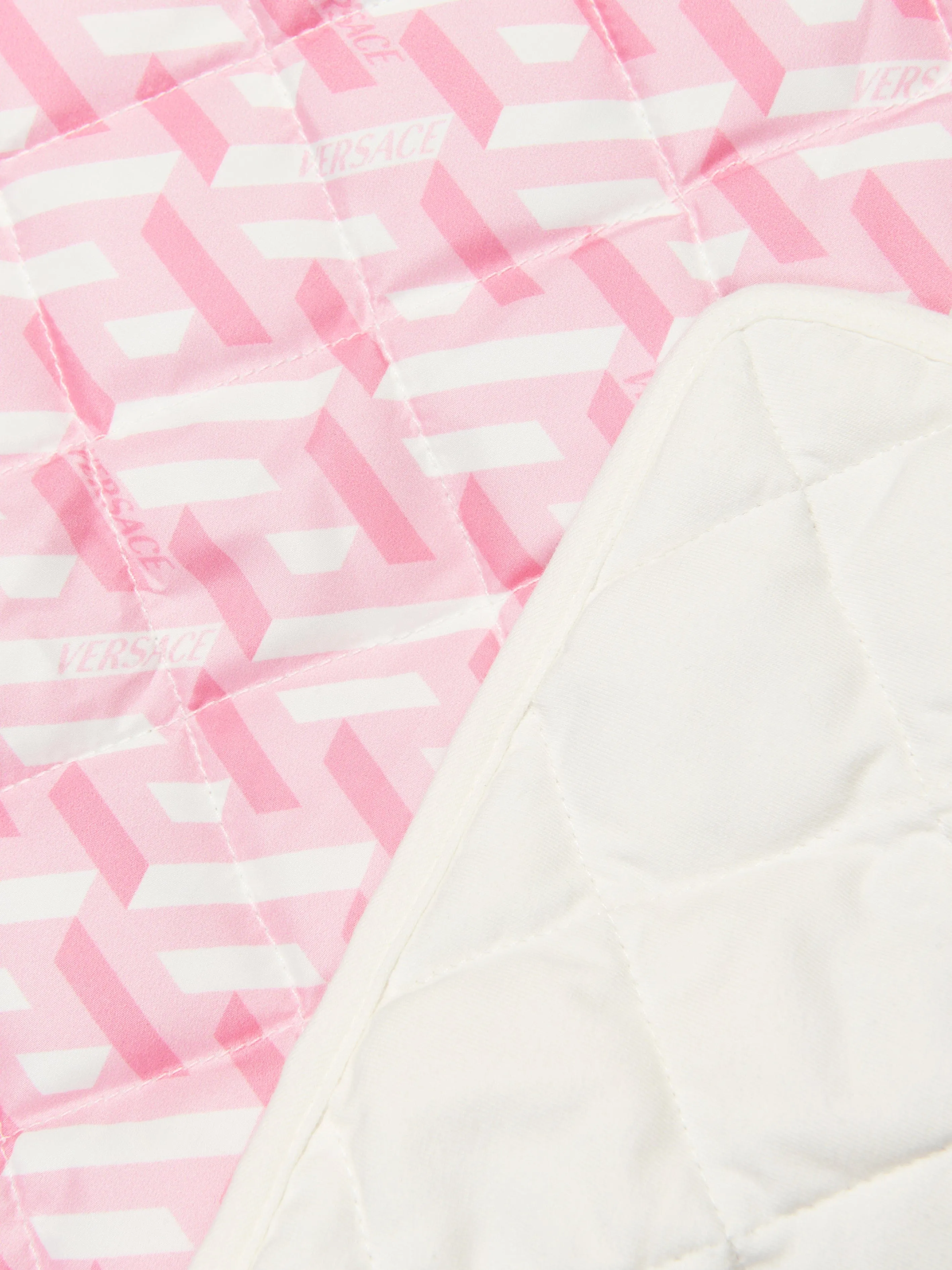 Versace Baby Girls Logo Blanket (H:74cm)