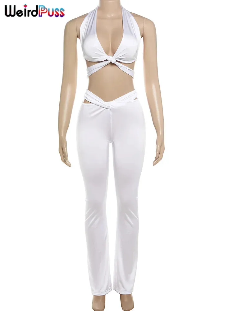 Weird Puss Knot Hollow 2-Piece Set: Make a Statement