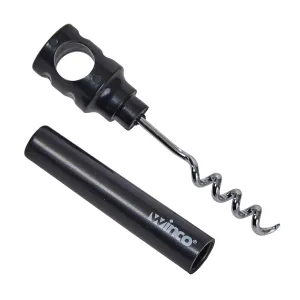 Winco CO-4DK Cork screw, 2 pieces pack, Black