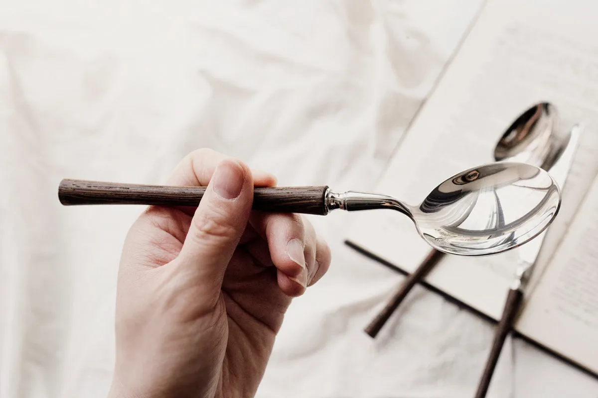 Wooden Handle Cutlery Set
