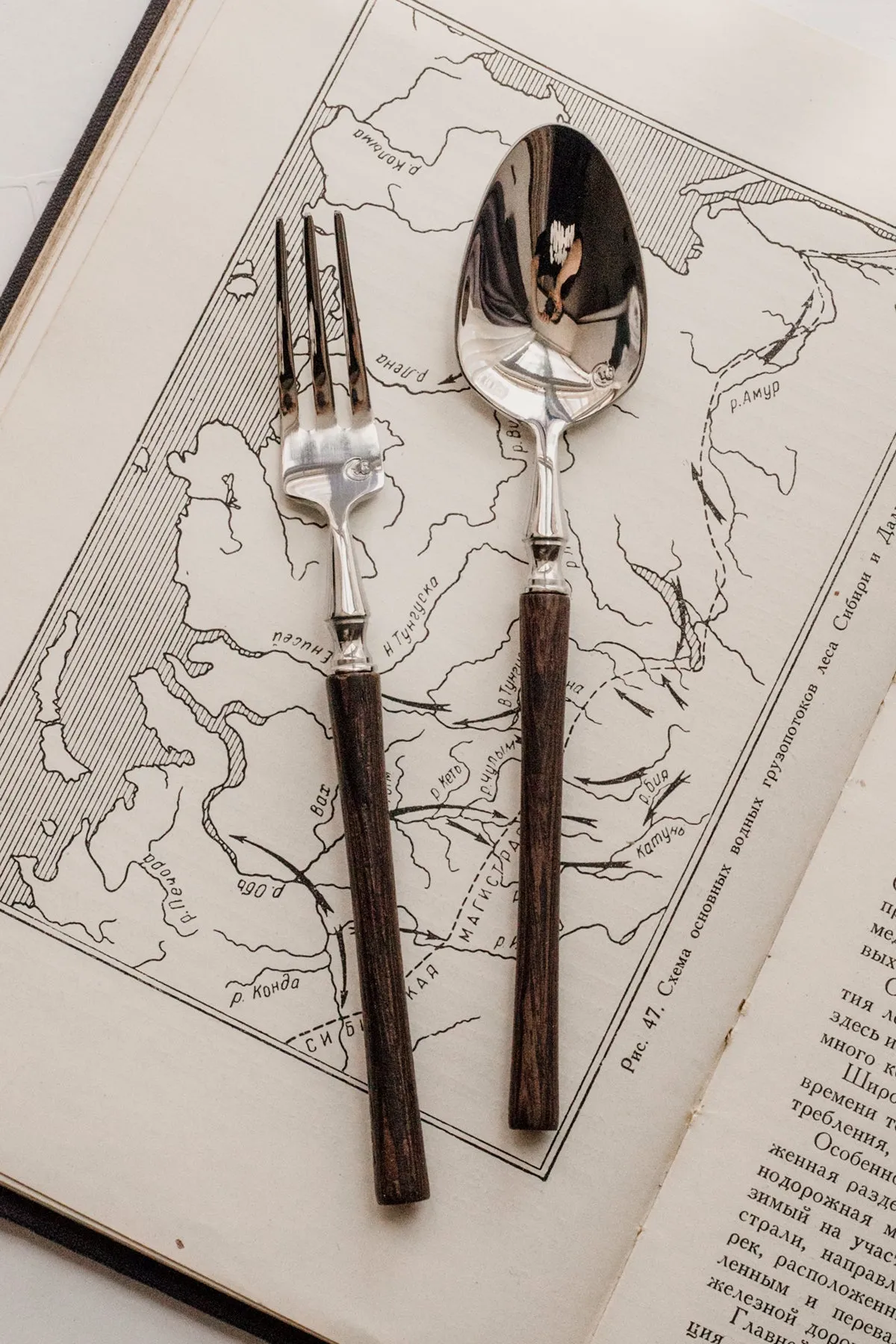 Wooden Handle Cutlery Set